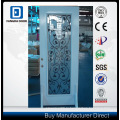 Небольшие овальные дизайн декоративное стекло вставляется стальной двери